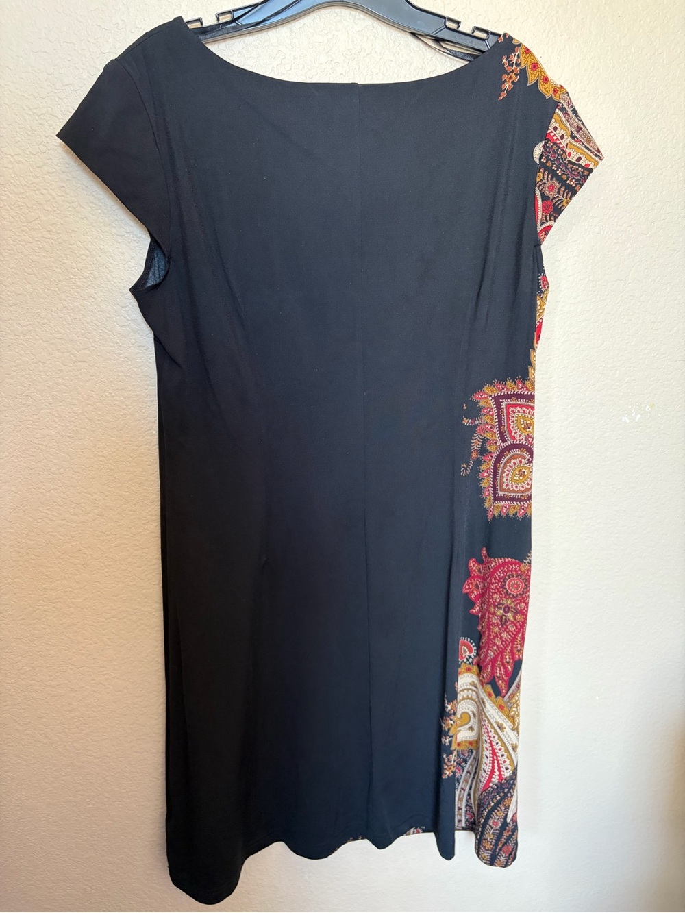 Liz Claiborne Black Dress Top with Branded Neck Label
